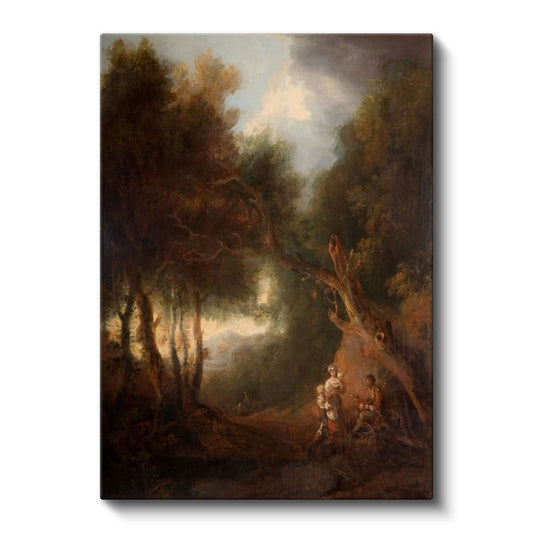 Thomas Gainsborough - Orman Yolu Kanvas Tablo