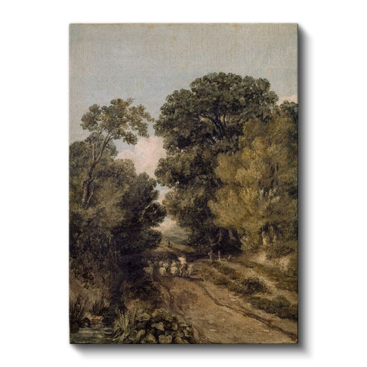 Thomas Gainsborough - Kırsal Patika Kanvas Tablo