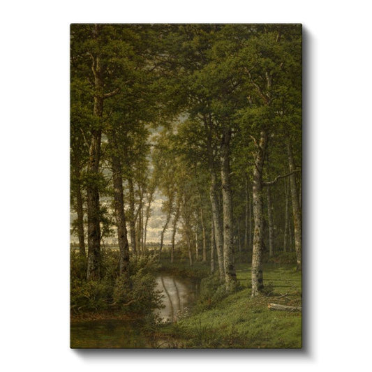 Théodore Rousseau - Orman Manzarası Kanvas Tablo