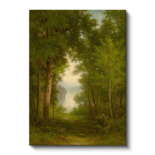 A.F. Bunker - Orman Patikası Kanvas Tablo