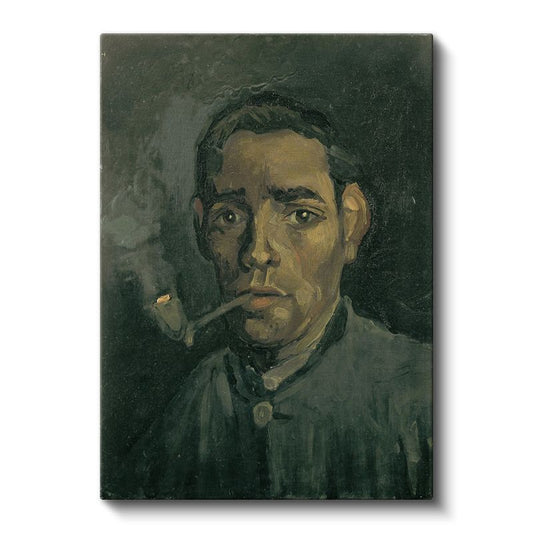 Vincent van Gogh - Pipo İçen Adam Kanvas Tablo