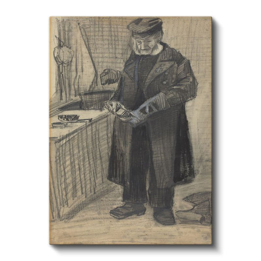 Vincent van Gogh - Mutfaktaki Adam Eskizi Kanvas Tablo