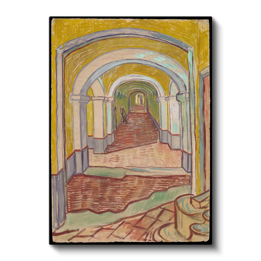 Vincent van Gogh - Hastane Koridoru Kanvas Tablo