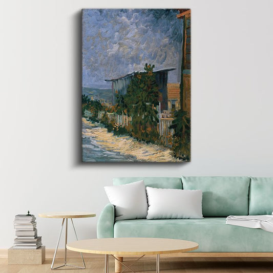 Vincent van Gogh - Montmartre Sokağı Kanvas Tablo