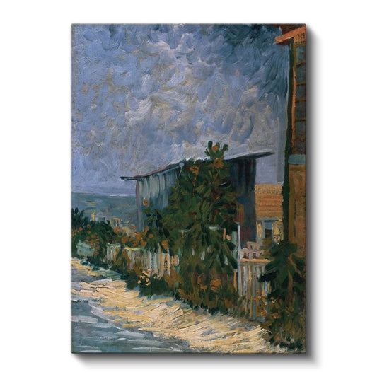 Vincent van Gogh - Montmartre Sokağı Kanvas Tablo
