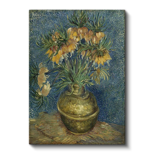 Vincent van Gogh - Vazoda Ters Lale Kanvas Tablo