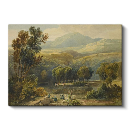 William Turner - Kırsal Manzara Kanvas Tablo