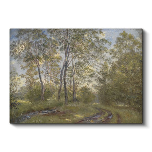 Alfred Sisley - Ağaçlık Patika Kanvas Tablo