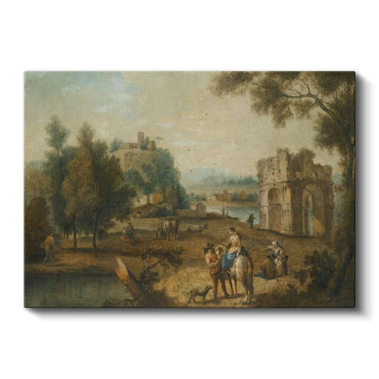 Richard Wilson - İtalyan Manzarası Kanvas Tablo