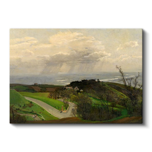 Thomas Moran - Kıyı Manzarası Kanvas Tablo