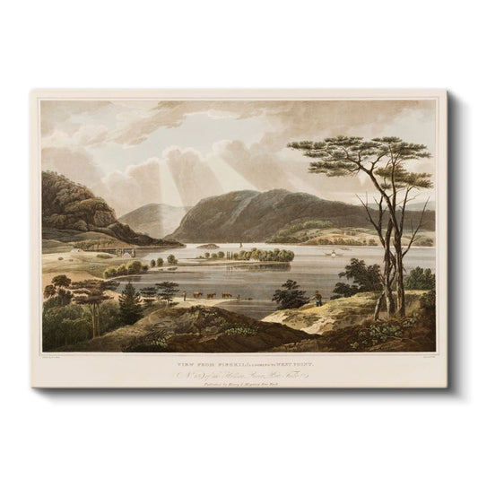 William Havell - Göl Manzarası Kanvas Tablo