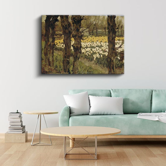 Vincent van Gogh - Nergis Bahçesi Kanvas Tablo