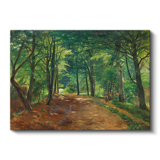 Camille Pissarro - Orman Yolu Kanvas Tablo