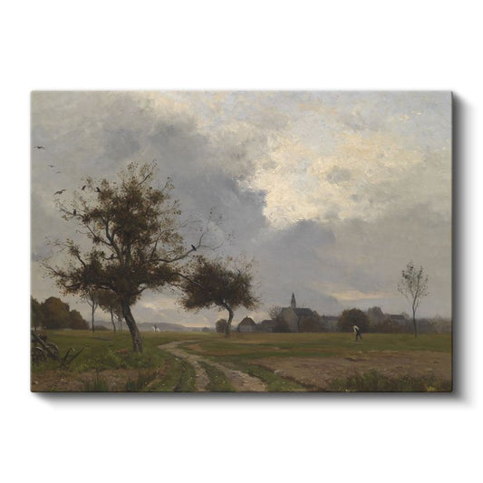 Jean-Baptiste-Camille Corot - Kırsal Manzara Kanvas Tablo