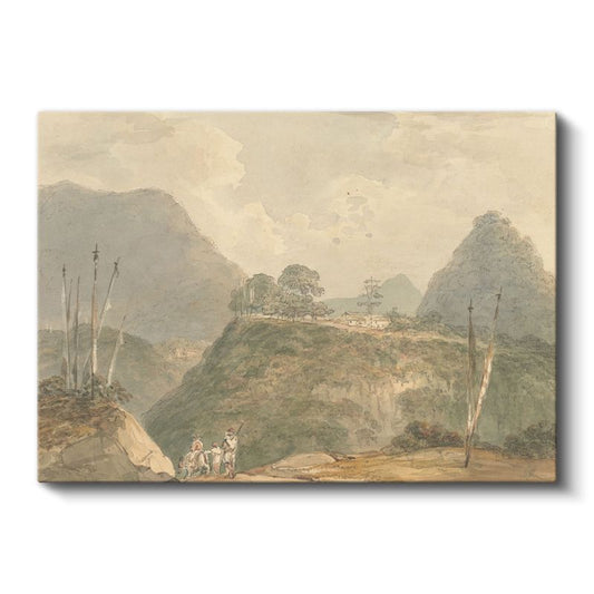 J.M.W. Turner - Dağlık Manzara Kanvas Tablo