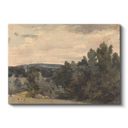 John Constable - Kırsal Manzara Kanvas Tablo