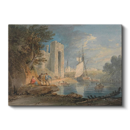 J.M.W. Turner - Kale Limanı Kanvas Tablo