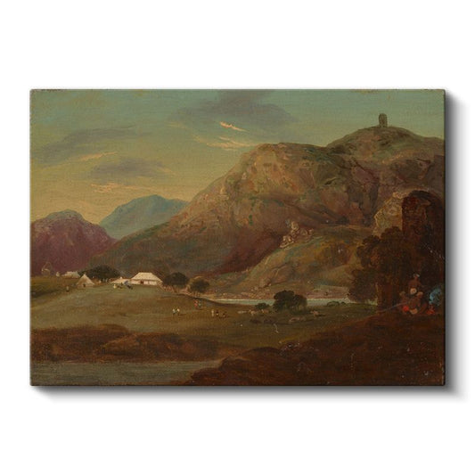 John Constable - Dağlık Manzara Kanvas Tablo