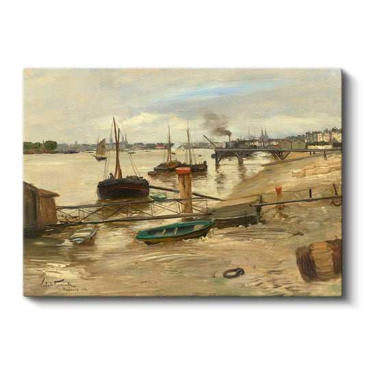 Lovis Corinth - Liman Manzarası Kanvas Tablo