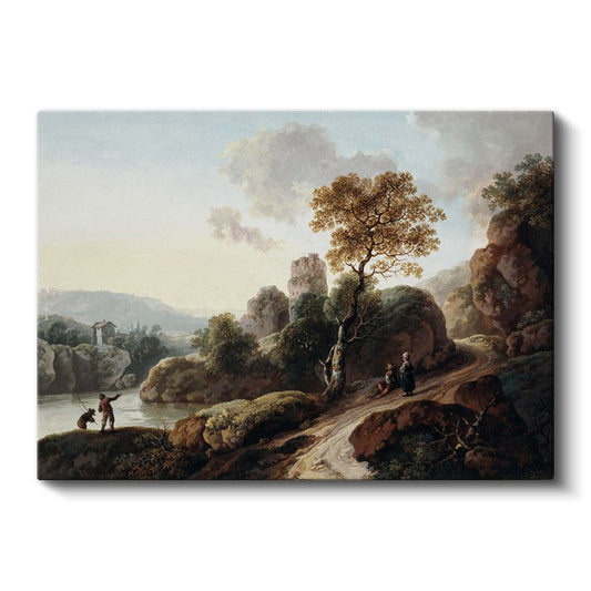 Thomas Gainsborough - Kayalık Manzara Kanvas Tablo