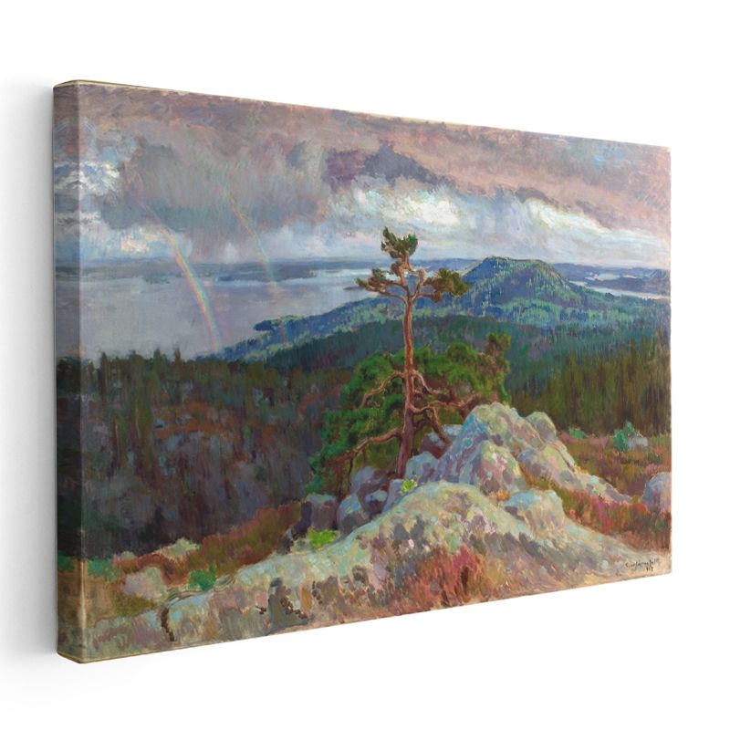 Akseli Gallen-Kallela - Koli Tepesinden Manzara Kanvas Tablo