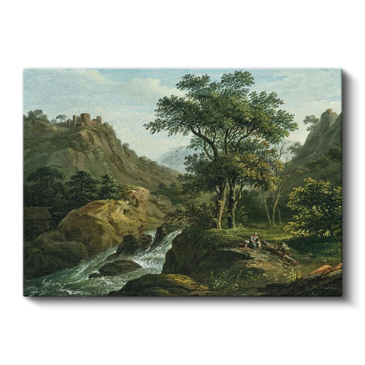 Claude Lorrain - Pastoral Manzara Kanvas Tablo
