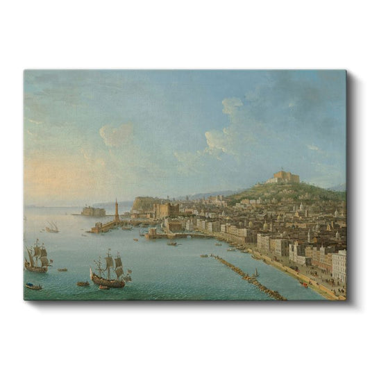 Antonio Joli - Napoli Körfezi Manzarası Kanvas Tablo