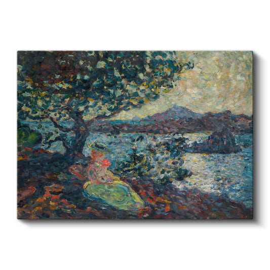 Henri Martin - Sahil Manzarası Kanvas Tablo