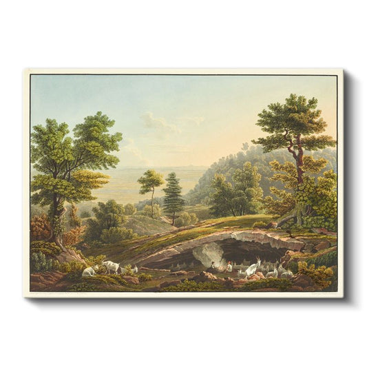 Jacob Philipp Hackert - Doğa Manzarası Kanvas Tablo