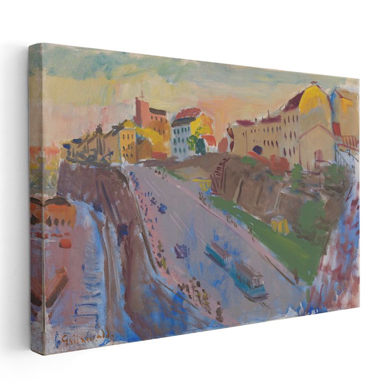 Alexej von Jawlensky - Şehir Manzarası Kanvas Tablo