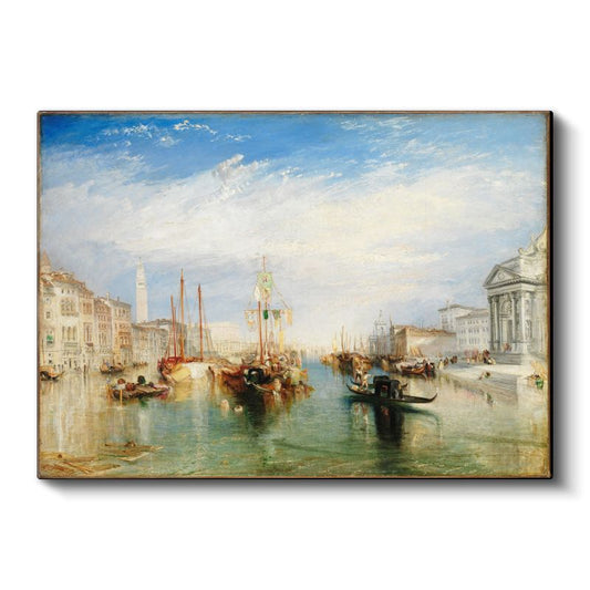 J.M.W. Turner - Venice, the Dogana and San Giorgio Maggiore Kanvas Tablo
