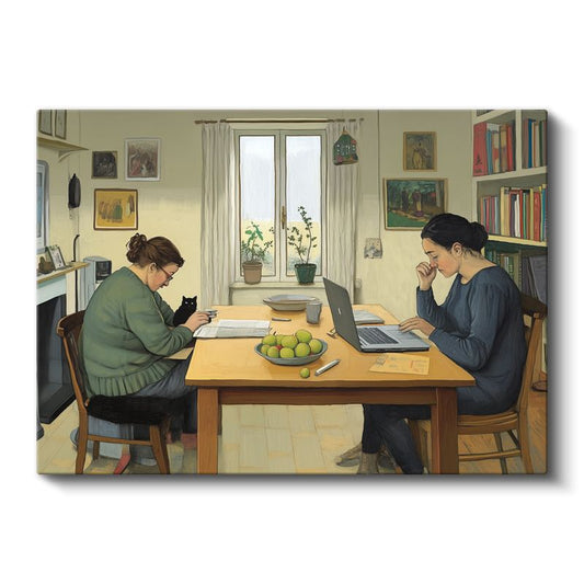 Katy Hessel - Çalışma Masası Kanvas Tablo