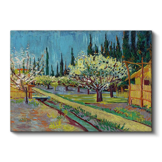 Vincent van Gogh - Çiçek Açan Meyve Bahçesi Kanvas Tablo