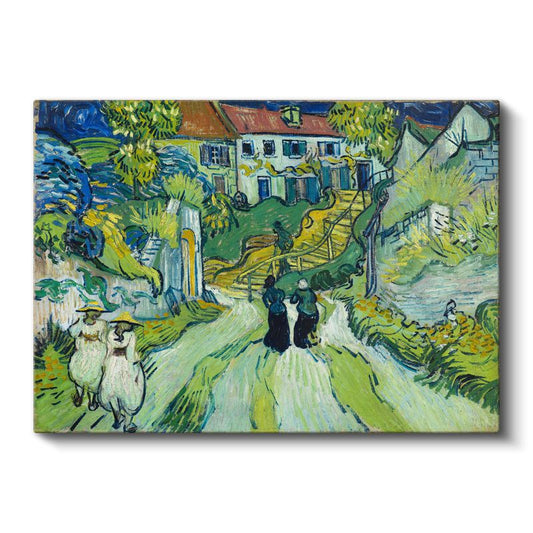 Vincent van Gogh - Auvers'deki Merdiven Kanvas Tablo