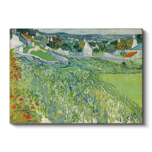 Vincent van Gogh - Auvers'deki Evler Kanvas Tablo