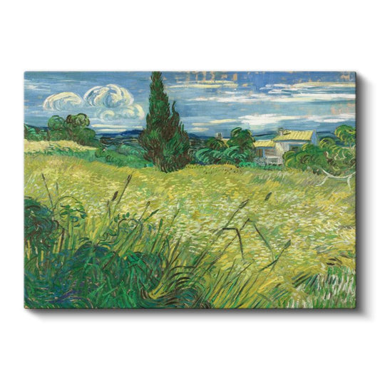 Vincent van Gogh - Servi Ağacı ve Buğday Tarlası Kanvas Tablo