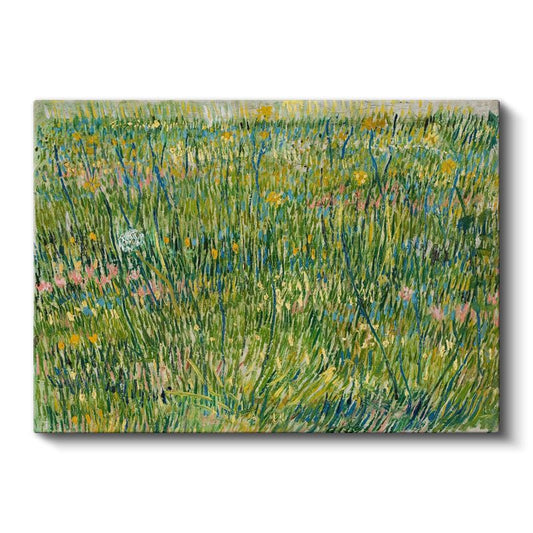 Vincent van Gogh - Çiçekli Çayır Kanvas Tablo
