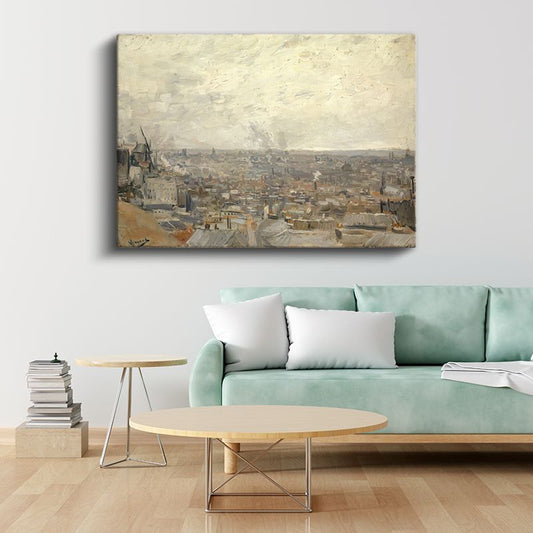 Vincent van Gogh - Paris Manzarası Kanvas Tablo