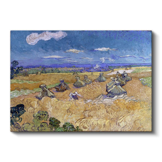 Vincent van Gogh - Buğday Tarlası ve Demetler Kanvas Tablo