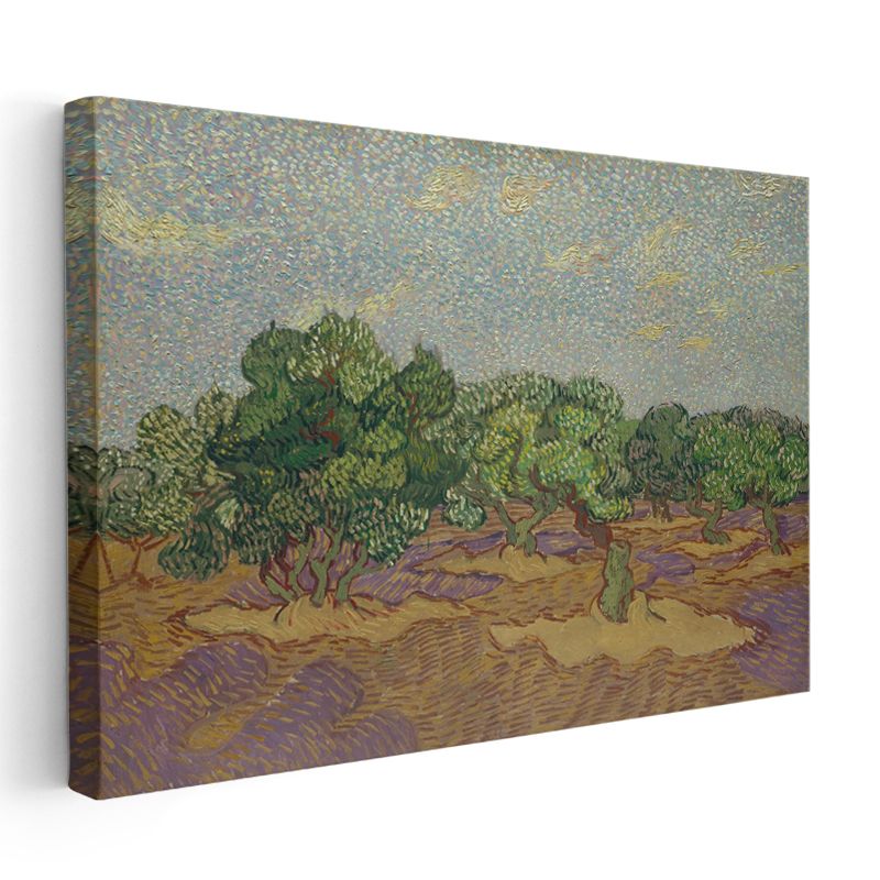 Vincent van Gogh - Zeytin Ağaçları Kanvas Tablo