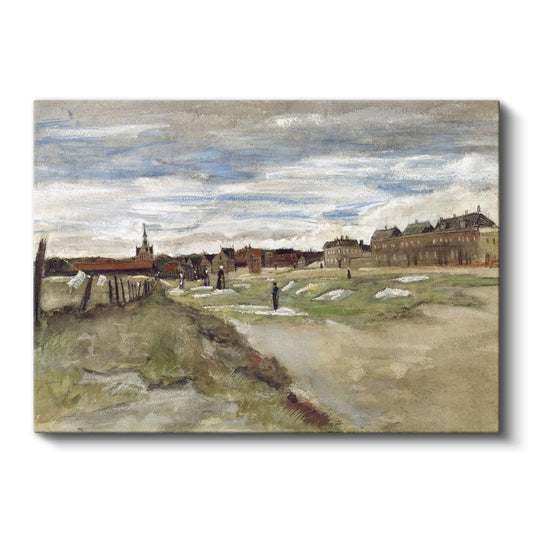 Vincent van Gogh - Scheveningen'de Çamaşır Alanı Kanvas Tablo
