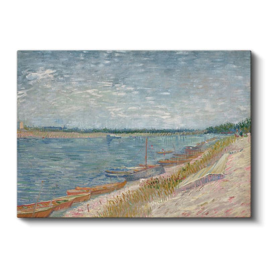 Vincent Van Gogh - Seine Nehri Kıyısı Kanvas Tablo
