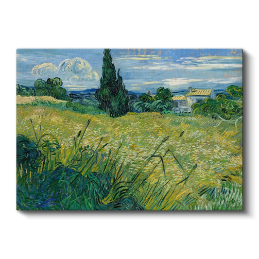 Vincent Van Gogh - Buğday Tarlası ve Servi Kanvas Tablo