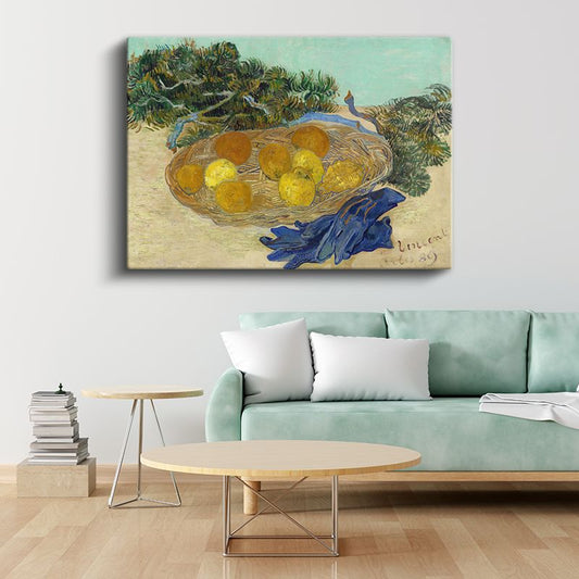 Vincent Van Gogh - Meyve Sepeti Kanvas Tablo