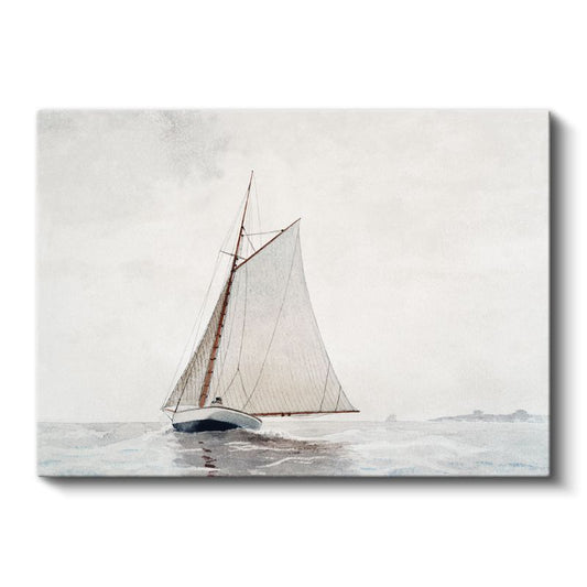 Winslow Homer - Sailing Vessel Kanvas Tablo