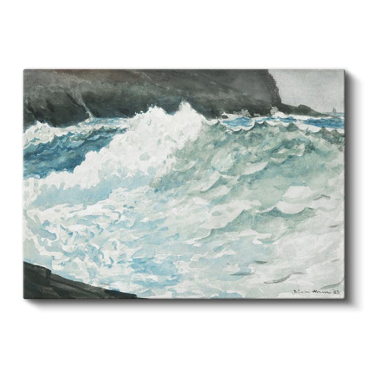 Winslow Homer - Shore and Surf Kanvas Tablo