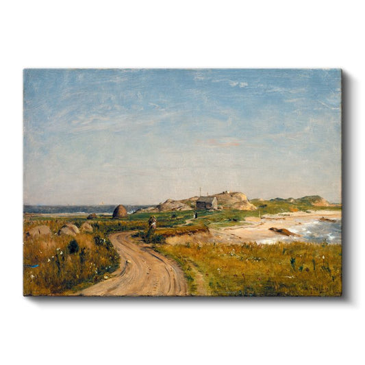 William Trost Richards - Coastal Path Kanvas Tablo