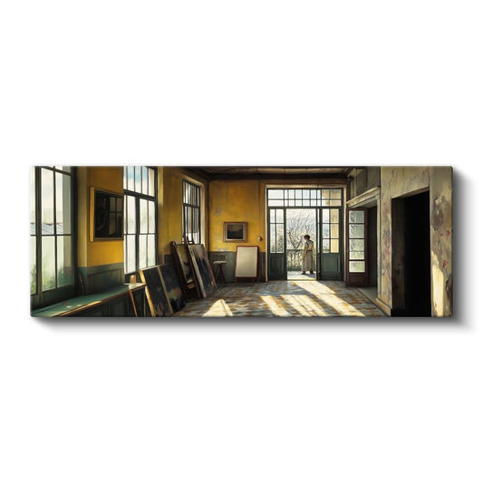 Adolph Menzel - Sanatçı Stüdyosu Kanvas Tablo