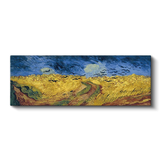 Vincent van Gogh - Kargalı Buğday Tarlası Kanvas Tablo