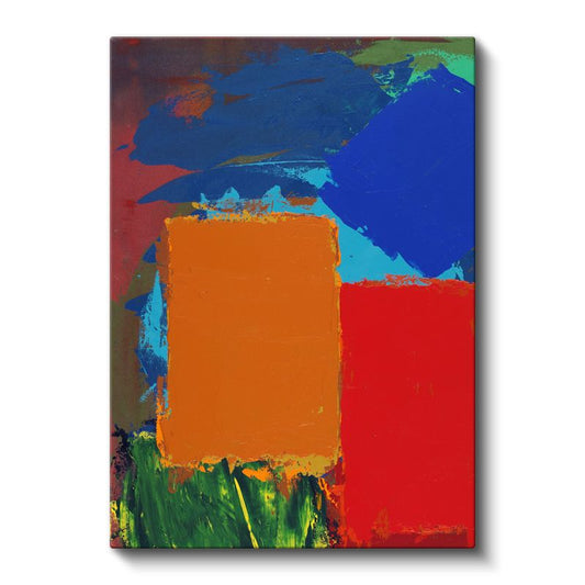 Renk Blokları - Modern Soyut Geometri Kanvas Tablo